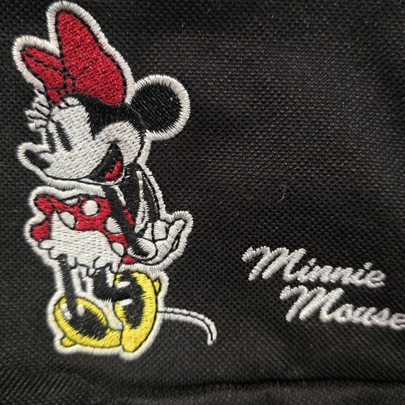 Disney Minnie Mouse Black Adjustable Strap Fanny Waist Pack - Picture 2 of 6
